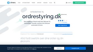 
                            10. Ordrestyring.dk - En Integration til Dinero Regnskabprogram