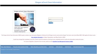 
                            8. Oregon eCourt - Oregon.gov