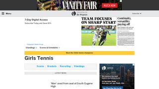 
                            8. Oregon & Portland High School Girls Tennis - OregonLive.com