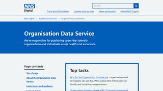 
                            4. Organisation Data Service - NHS Digital