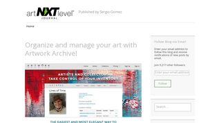 
                            5. Organize and manage your art with Artwork Archive! - ...
