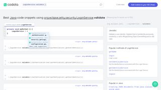 
                            13. org.eclipse.jetty.security.LoginService.validate java code examples ...