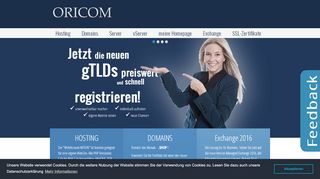 
                            3. Oricom ServiceProvider - Hosting - Server - Domain: Startseite