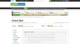 
                            9. Orient Bell > Company History > Ceramics & Granite ... - Moneycontrol