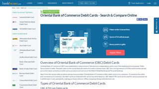 
                            6. Oriental Bank of Commerce Debit Card - Compare Online for Best ...