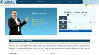 
                            13. Oriental Insurance - The Oriental Insurance Company Limited Plans