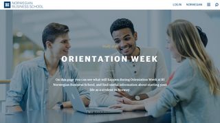 
                            8. Orientation Week - BI Norwegian Business School
