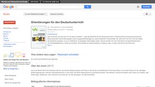 
                            9. Orientierungen für den Deutschunterricht - Google Books-Ergebnisseite