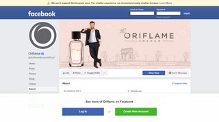 
                            10. Oriflame - About | Facebook