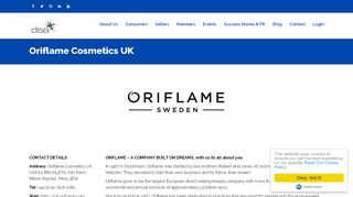 
                            8. Oriflame Cosmetics UK – DSA UK