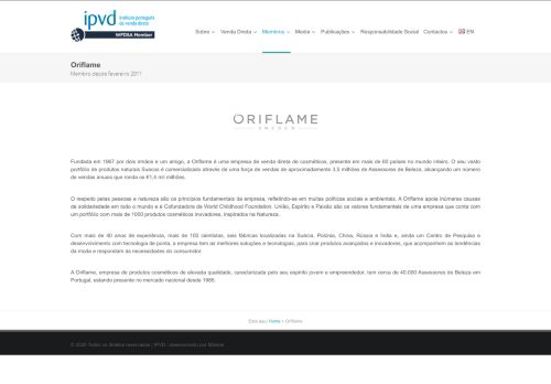 
                            11. Oriflame | IPVD