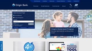
                            9. Origin Bank: Personal, Small Business & Commercial Banking
