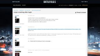 
                            8. origin crashing after login - Battlelog - Battlefield