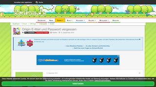 
                            13. Origin E-Mail und Passwort vergessen - Archiv - BisaBoard