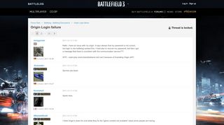 
                            8. Origin Login failure - Forums - Battlelog / Battlefield 3