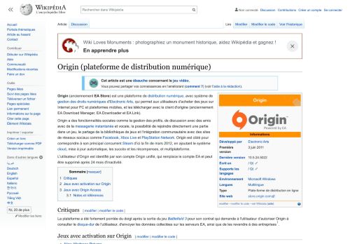 
                            9. Origin (plateforme de distribution numérique) — Wikipédia