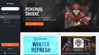 
                            3. Origin | Platforma pełna wspaniałych gier na PC | Origin