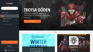 
                            4. Origin | Plattform fullpackad med fantastiska spel till PC | Origin