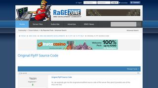 
                            2. Original FlyFF Source Code - RaGEZONE - MMO development community