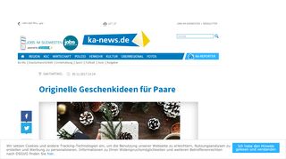 
                            9. Originelle Geschenkideen für Paare | ka-news