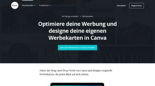 
                            10. Originelle Werbekarten selbst gestalten - Canva