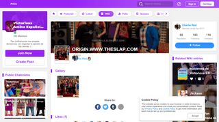 
                            10. ORIGIN.WWW.THESLAP.COM | Wiki | Victorious Amino Español ...
