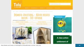 
                            5. Orimoto-Anleitung - Bücher kreativ falten - DIY-Tutorial - Talu.de