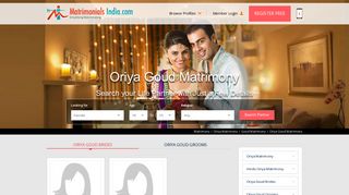 
                            12. Oriya Goud Matrimony - Matrimonials India