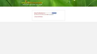 
                            4. Oriya Matrimonials Search By Ad Id