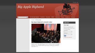 
                            11. Orkester login - Big Apple Bigband