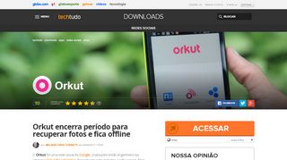 
                            4. Orkut | Download | TechTudo