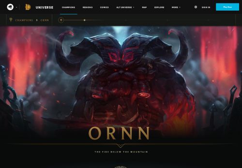 
                            13. Ornn - Champions - Universe of League of Legends