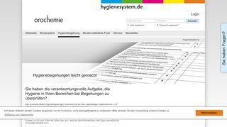 
                            8. orochemie hygienesystem.de - Formular Hygienebegehung - Online ...