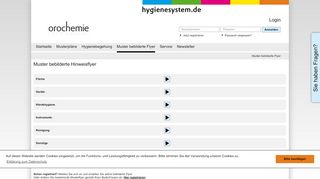 
                            7. orochemie hygienesystem.de - Muster bebilderte Flyer