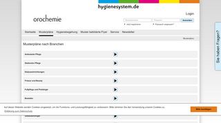 
                            6. orochemie hygienesystem.de - Musterpläne