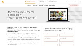 
                            6. OroCommerce Demo - Flexibiles Open-Source B2B Shopsystem