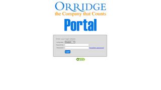 
                            3. Orridge Portal - Login