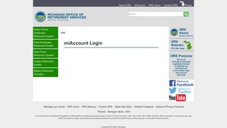 
                            6. ORS - miAccount login - State of Michigan