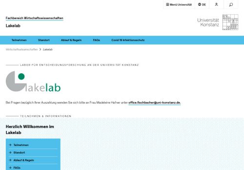 
                            2. orsee - Lakelab - Universität Konstanz