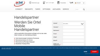 
                            1. Ortel Mobile - Handelspartner