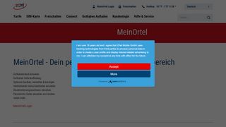 
                            3. Ortel Mobile - Ihr persönlicher Online-Kundenbereich | Ortel Mobile