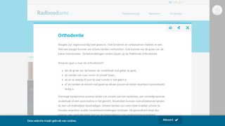 
                            8. Orthodontie - Radboudumc