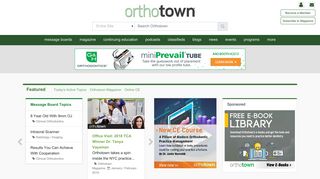 
                            6. Orthotown - Where The Orthodontic Community Lives