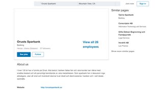
                            6. Orusts Sparbank | LinkedIn
