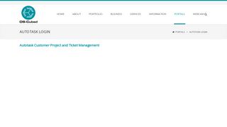 
                            7. OS-Cubed, Inc. > Portals > Autotask Login