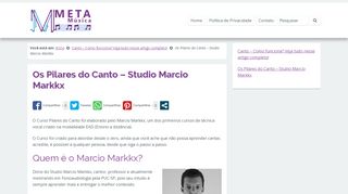 
                            11. Os Pilares do Canto - Studio Marcio Markkx 【ANÁLISE COMPLETA】