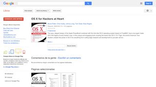 
                            13. OS X for Hackers at Heart