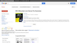 
                            5. OS X Mountain Lion Server For Dummies
