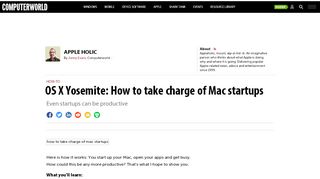 
                            12. OS X Yosemite: How to take charge of Mac startups | Computerworld