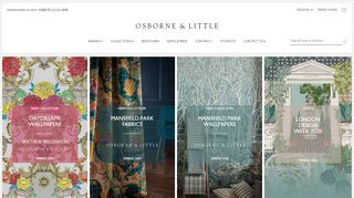
                            7. Osborne & Little: Leading Fabric and Wallpaper Designers